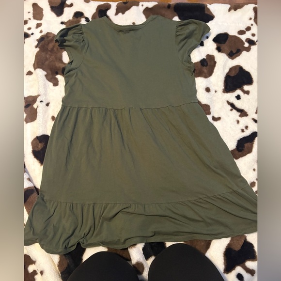Time and Tru Olive Green Dress - Picture 3 of 3